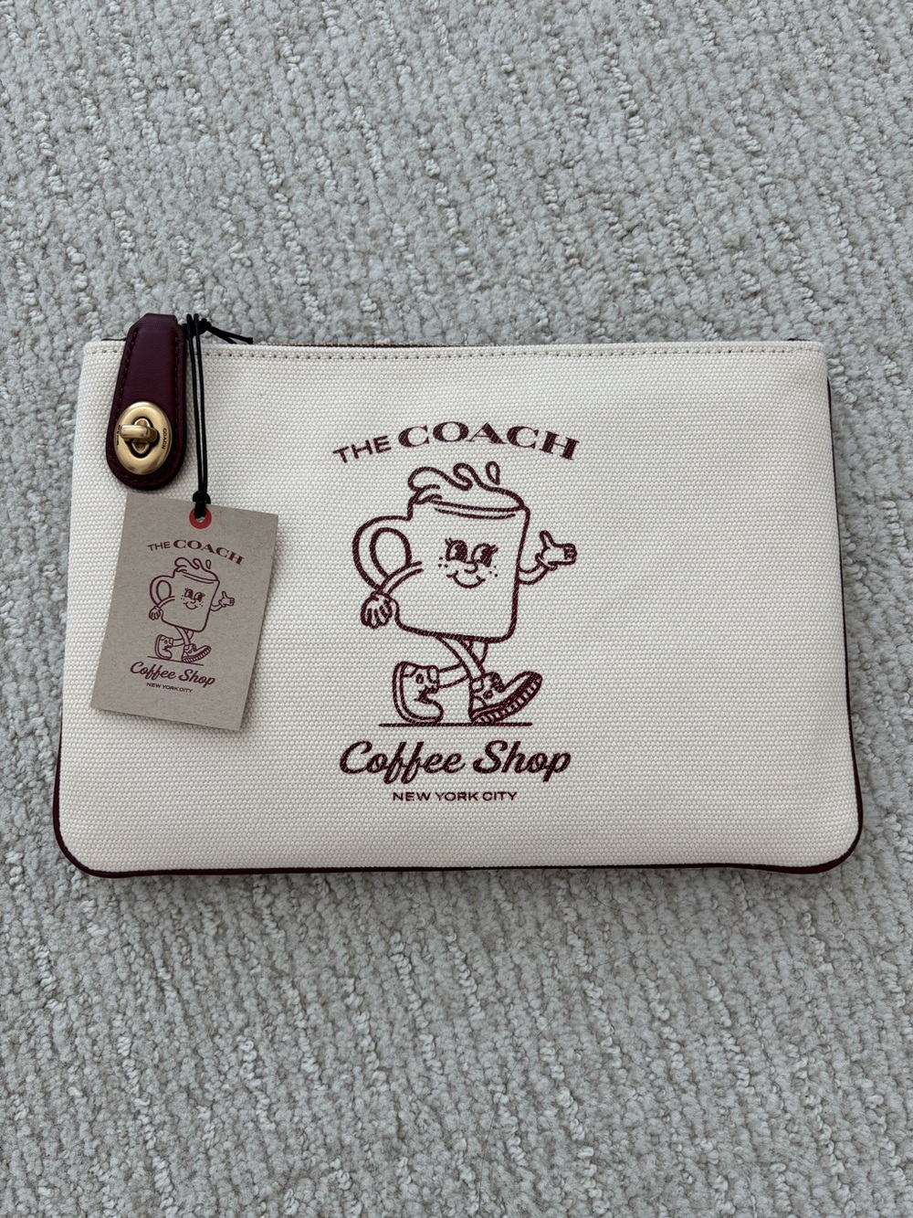 Coach Coffee Shop Pouch